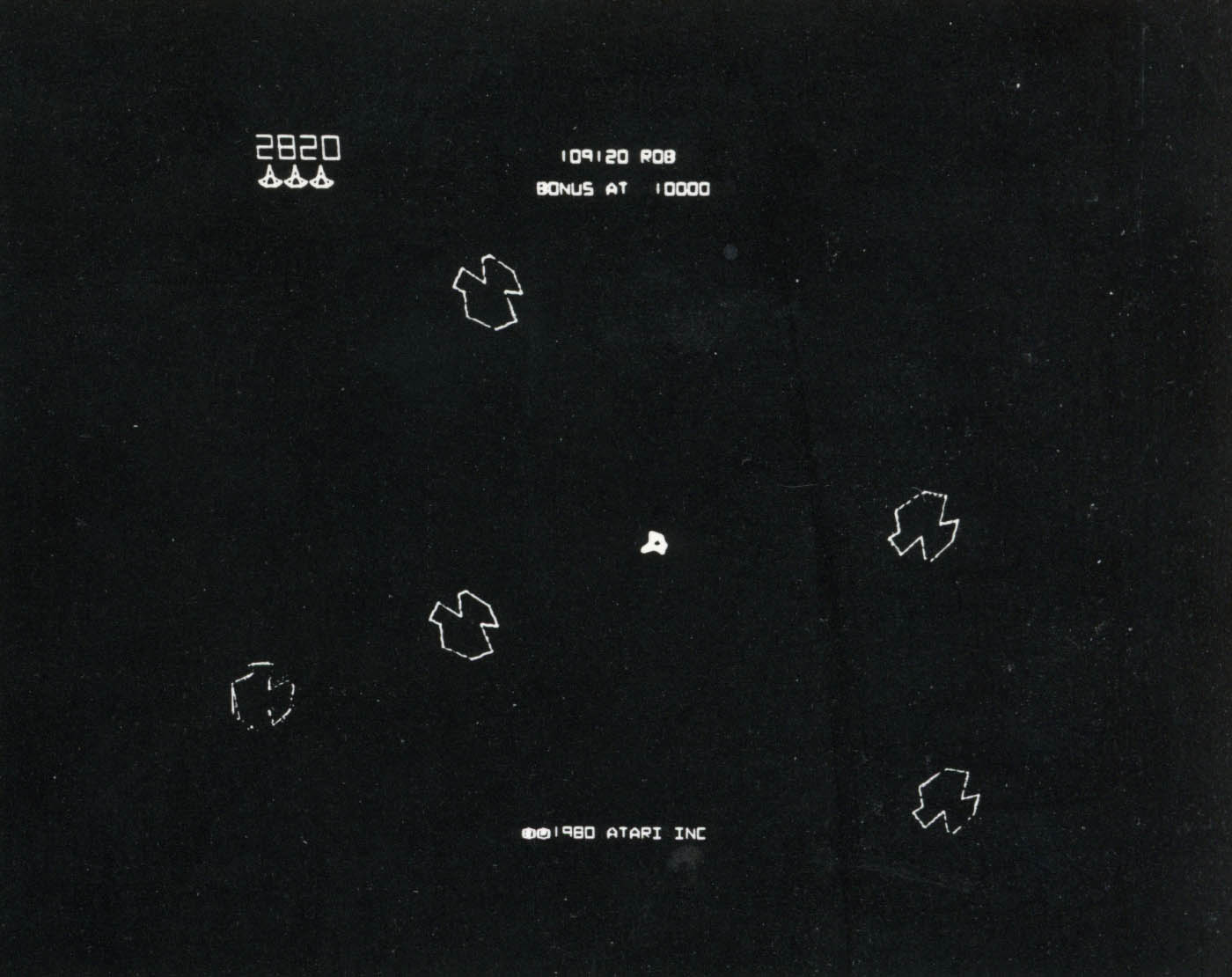 Asteroids, 1980, Atari