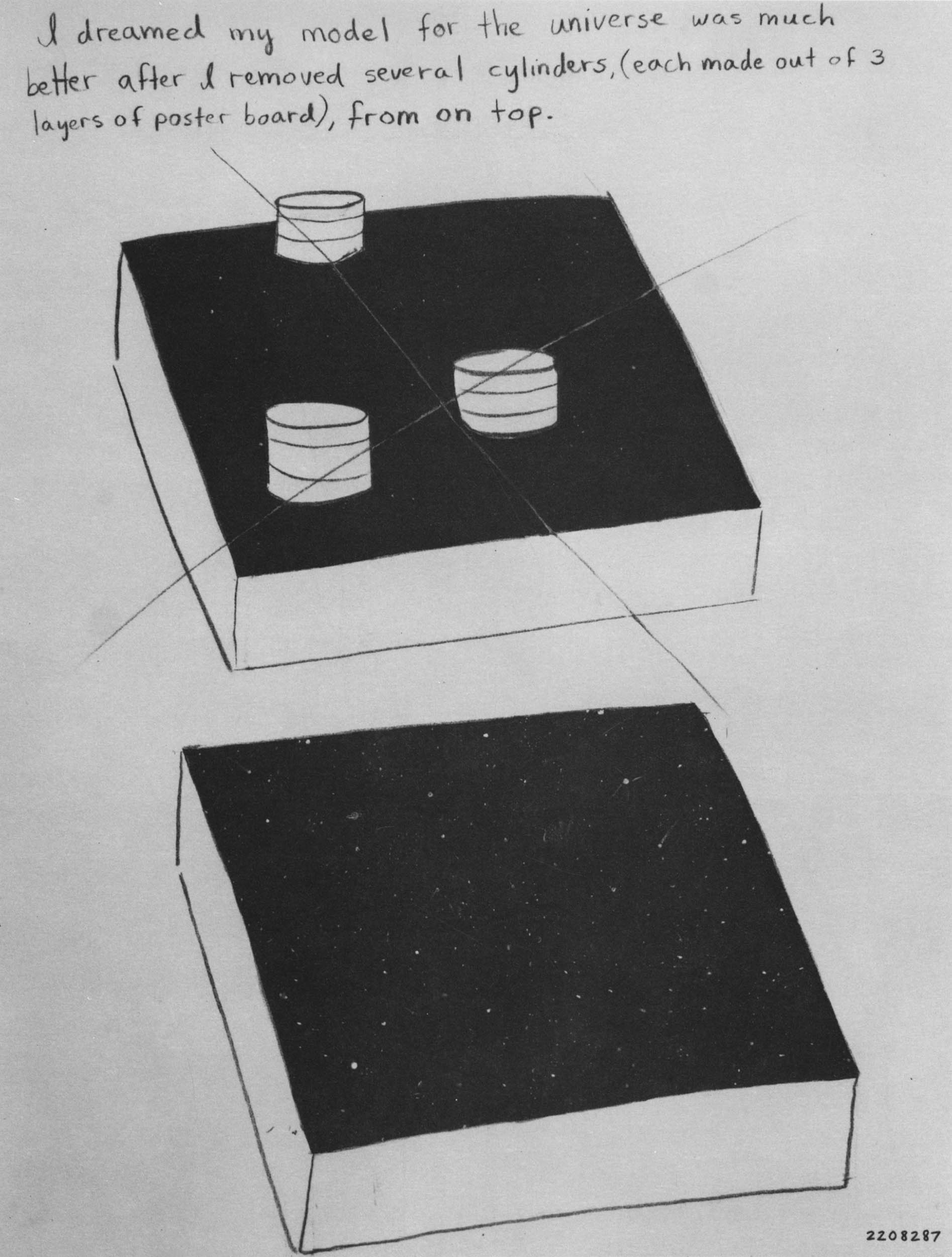I dreamed my model for the universe was much better… at 2,208,287, 1973