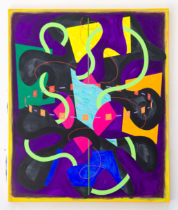String Theory, 2012. Acrylic on Arches Paper mounted on Board. 40in x 48in (102 x 122 cm) - WILLIAM CONLON