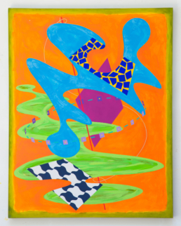Eulogy to Gerry Conlon, 2013. Acrylic on Arches Paper mounted on Board. 44in x 56in (112 x 142 cm) - WILLIAM CONLON