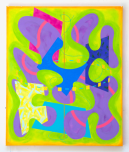 Untitled, 2013. Acrylic on Arches Paper mounted on Board. 40in x 48in (102 x 122 cm) - WILLIAM CONLON