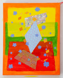 Island Periwinkles, 2021. Acrylic on Canvas. 24in x 30in (61 x 76 cm) - WILLIAM CONLON