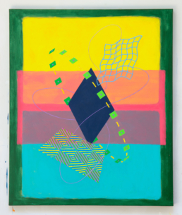 Orbit 83, 2023. Acrylic on Canvas. 40in x 48in (102 x 122 cm) - WILLIAM CONLON