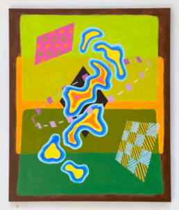 Singin' in the Rain, 2023. Acrylic on Canvas. 40in x 48in (102 x 122 cm) - WILLIAM CONLON
