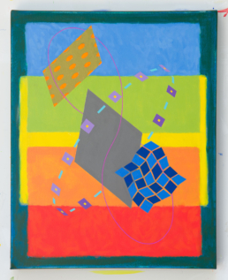 Woke Up, 2024. Acrylic on Canvas. 24in x 30in (61 x 76 cm) - WILLIAM CONLON