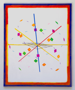 Ricochet No. 10, 2025. Acrylic on Canvas. 40in x 48in (102 x 122 cm) - WILLIAM CONLON
