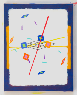 Ricochet No. 11, 2025. Acrylic on Canvas. 40in x 48in (102 x 122 cm) - WILLIAM CONLON