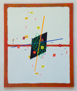 Ricochet No. 2, 2025. Acrylic on Canvas. 40in x 48in (102 x 122 cm) - WILLIAM CONLON