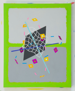 Ricochet No. 4, 2025. Acrylic on Canvas. 40in x 48in (102 x 122 cm) - WILLIAM CONLON
