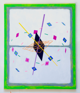 Ricochet No. 9, 2025. Acrylic on Canvas. 40in x 48in (102 x 122 cm) - WILLIAM CONLON