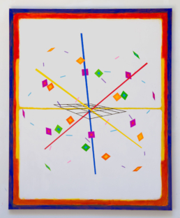 Ricochet No. 10, 2025. Acrylic on Canvas. 40in x 48in (102 x 122 cm) - WILLIAM CONLON