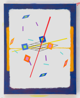 Ricochet No. 11, 2025. Acrylic on Canvas. 40in x 48in (102 x 122 cm) - WILLIAM CONLON