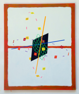 Ricochet No. 2, 2025. Acrylic on Canvas. 40in x 48in (102 x 122 cm) - WILLIAM CONLON