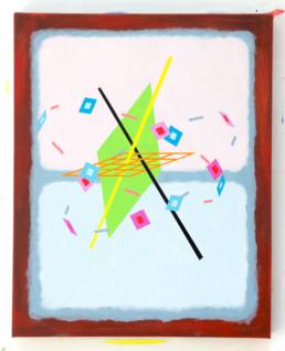 Ricochet No. 7, 2025. Acrylic on Canvas. 40in x 48in (102 x 122 cm) - WILLIAM CONLON