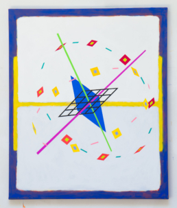 Ricochet No. 8, 2025. Acrylic on Canvas. 40in x 48in (102 x 122 cm) - WILLIAM CONLON