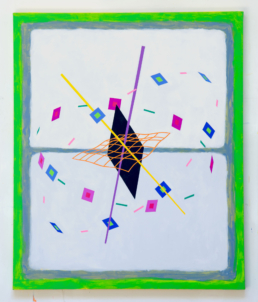 Ricochet No. 9, 2025. Acrylic on Canvas. 40in x 48in (102 x 122 cm) - WILLIAM CONLON