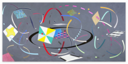Dancing In The Dark, 1984. Acrylic on canvas, 18ft x 9ft (549 x 274 cm) - WILLIAM CONLON